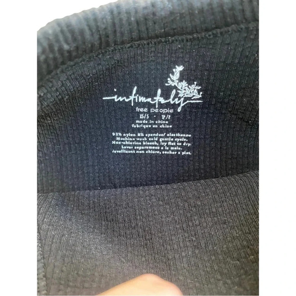 Intimately Free People high tank black spandex xs/s - Picture 4 of 4
